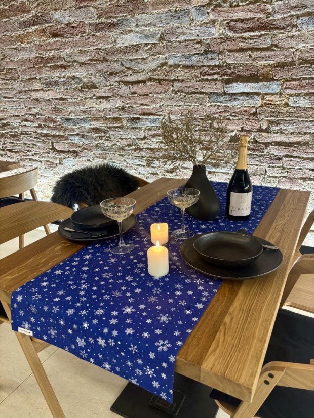 Folklorní ubrus - Varianta: Květy ginkga