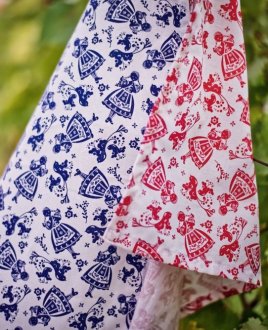 Folklorní utěrka na nádobí