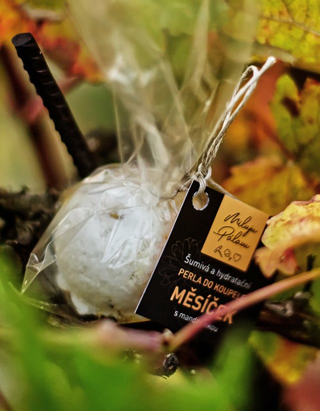 Šumivá perla do koupele - MĚSÍČEK S MANDARINKOU