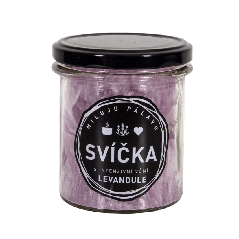 SVÍČKA LEVANDULOVÁ