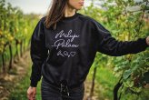 DÁMSKÁ MIKINA OVERSIZED SE STAHOVACÍ GUMIČKOU ČERNÁ - Velikost: M