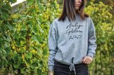 MIKINA OVERSIZED SE STAHOVACÍ GUMIČKOU - Velikost: XS