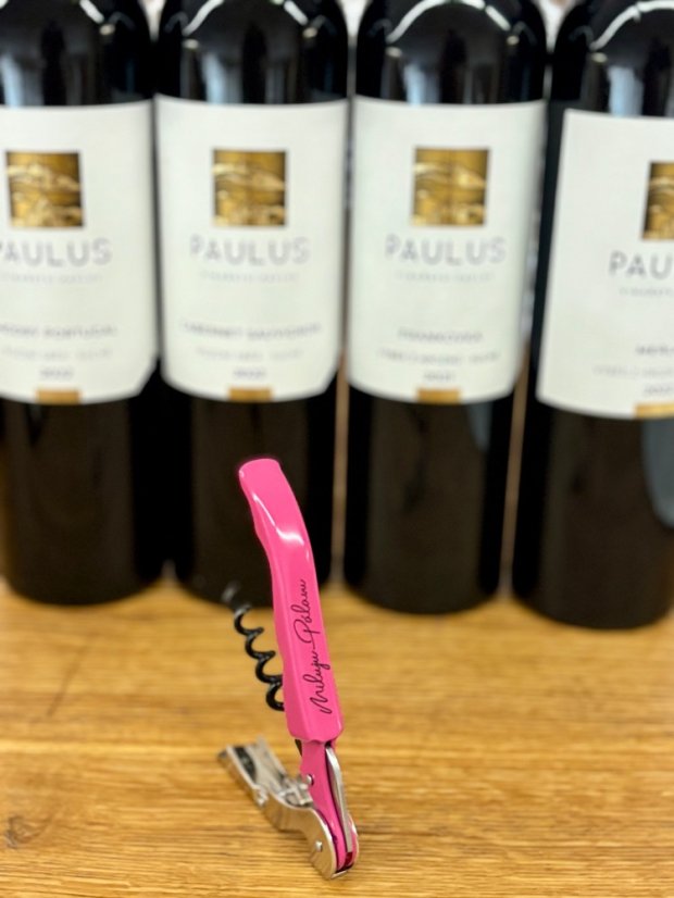 Otvírák na víno - Barva: Růžová