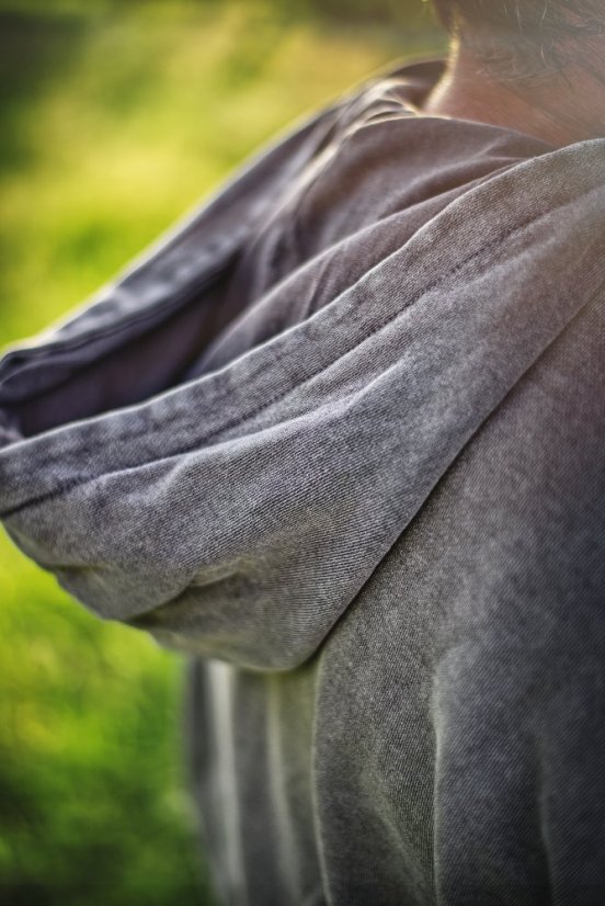 Pánská oversized mikina s kapucí - Velikost: L