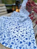 Folklorní utěrka na nádobí - Varianta: Folklorní ptáčci červená