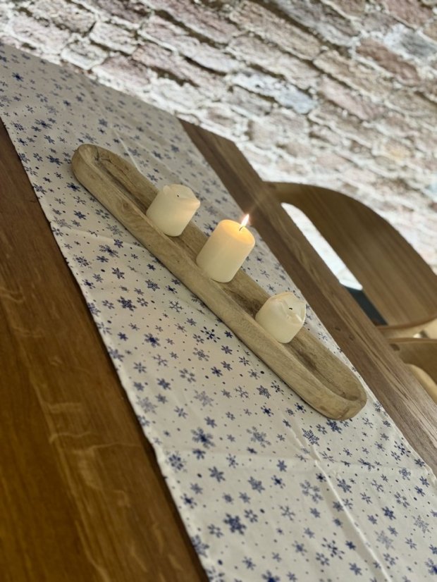 Folklorní ubrus - Varianta: Květy ginkga