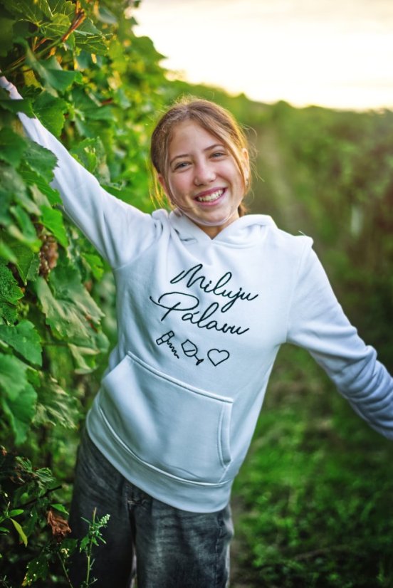 Dětská mikina Miluju Pálavu - Velikost: 110/116