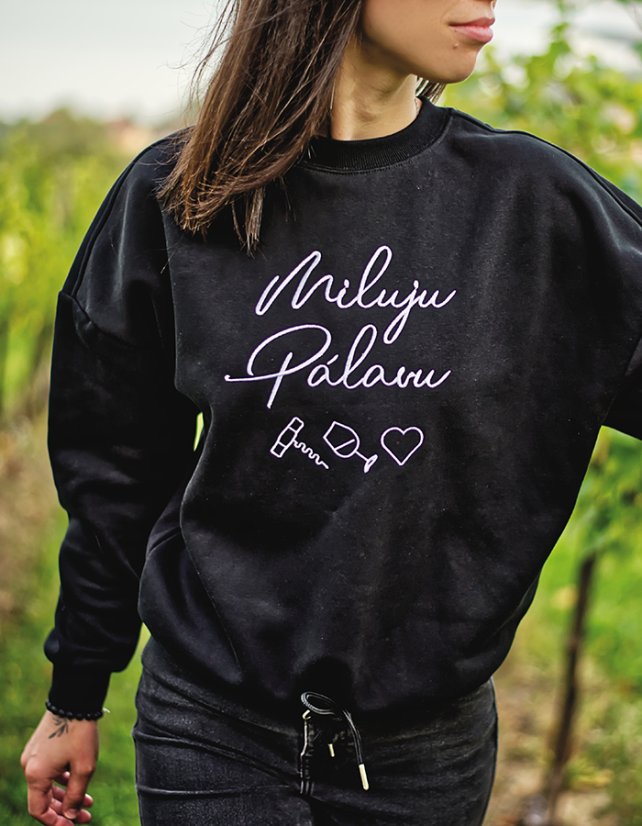 DÁMSKÁ MIKINA OVERSIZED SE STAHOVACÍ GUMIČKOU ČERNÁ - Velikost: M