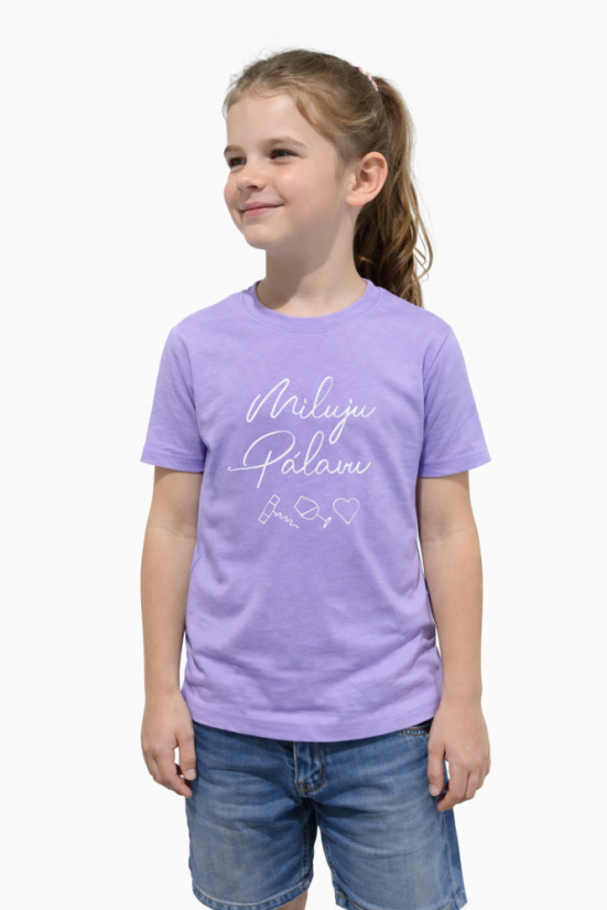 Dětské tričko Miluju Pálavu - Velikost: 134/140