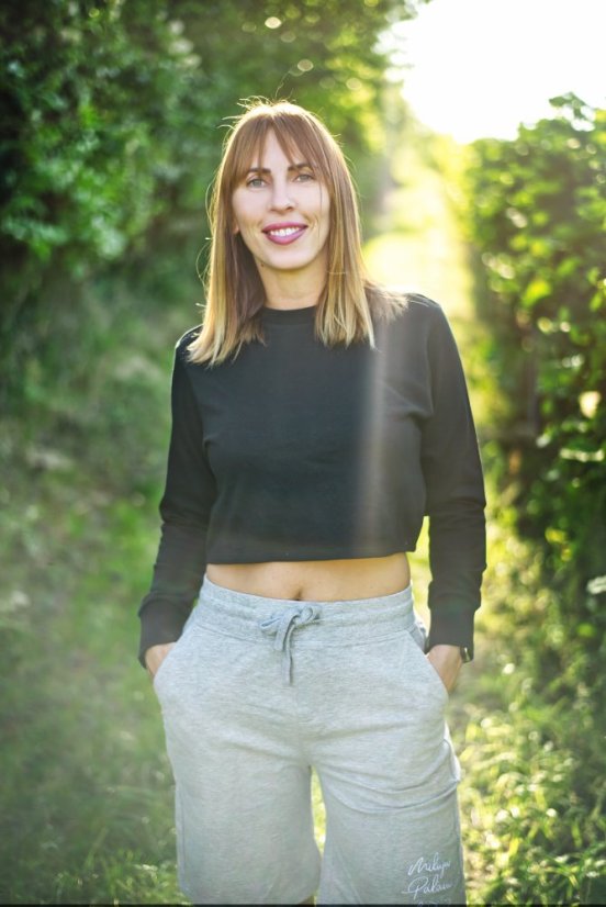 MIKINA CROP IKONY